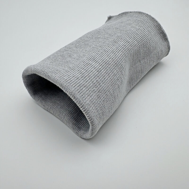 polyester tubular rib knit cuffs